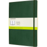 Блокнот MOLESKINE Classic Soft XLarge, нелинованный, зелёный QP623K15